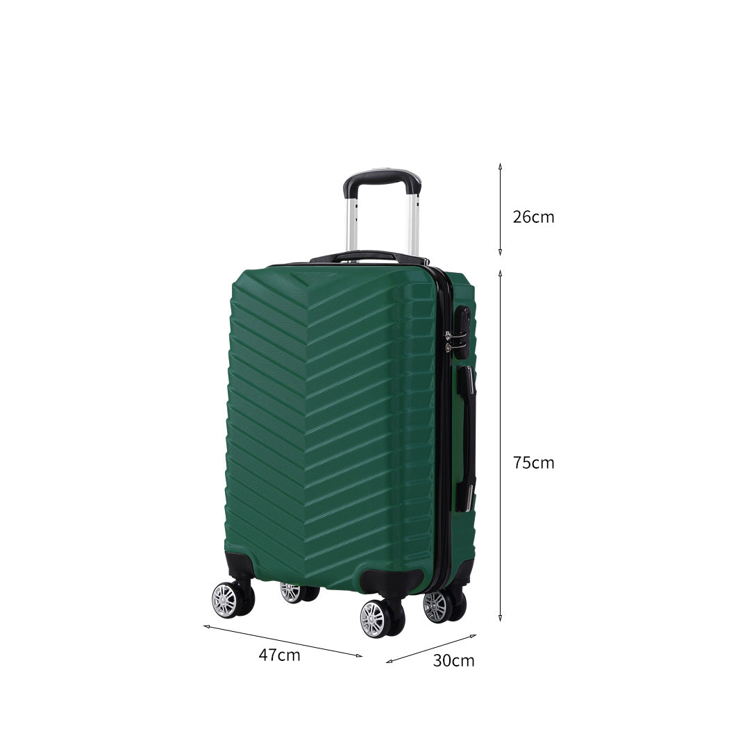 Slimbridge 28" Luggage Suitcase Travel Green 28 inch-1954802805923516418