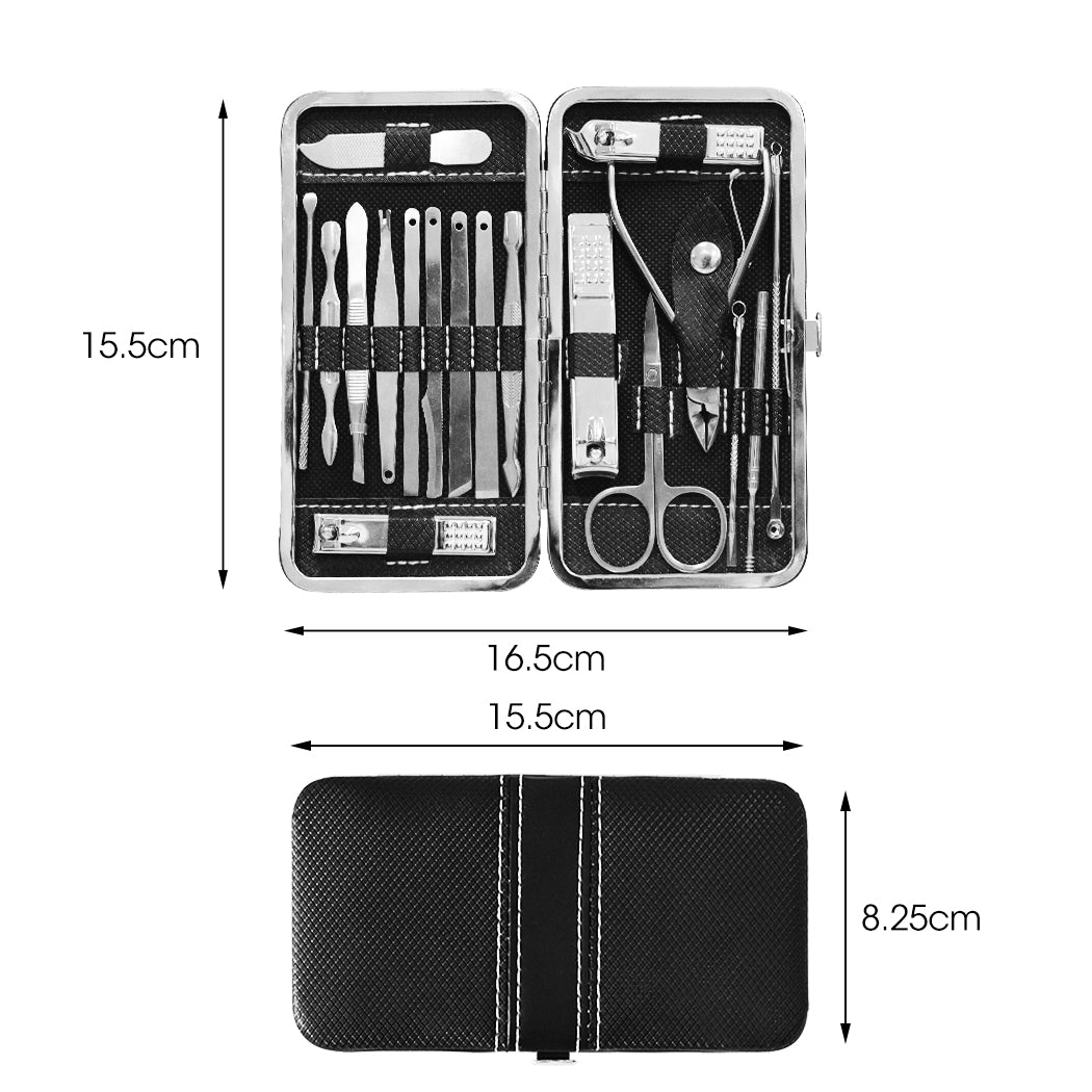 18PCS Manicure Pedicure Stainless Toe-1910112932134522882