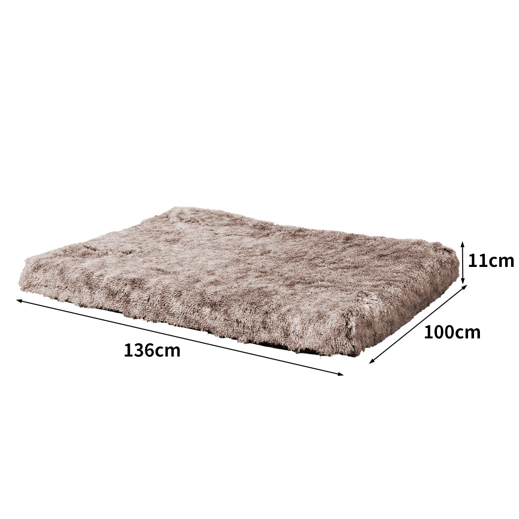 PaWz Dog Mat Pet Calming Bed Memory XL Coffee X-Large-1954802547940265985