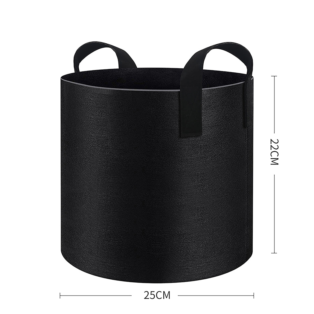 Lambu 5pc Grow Bags 3 Gallon Fabric-1919892883289280514