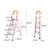 Traderight 4 Step Ladder Folding Aluminium-1910113115748569089