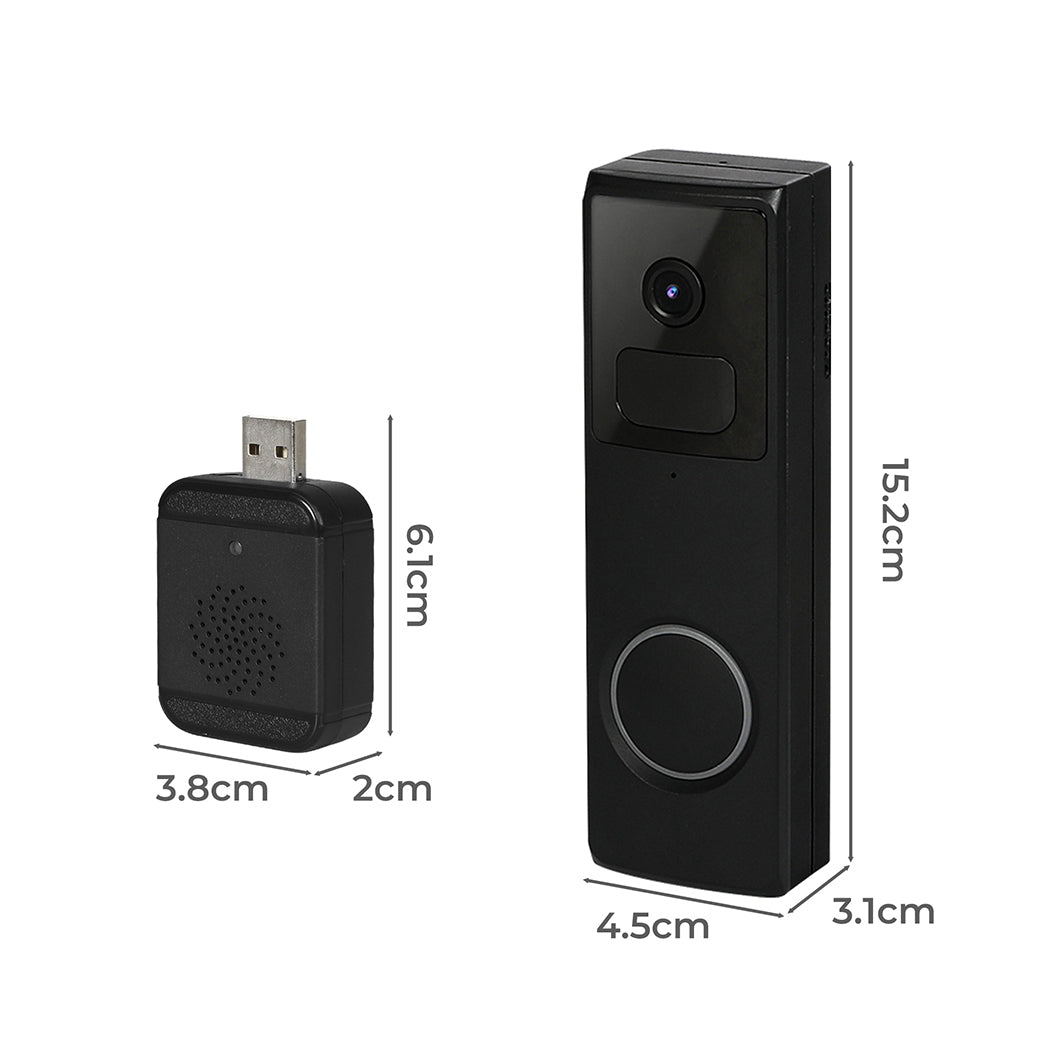 Wifi Doorbell Camera with Indoor Chime-1954802338300563458