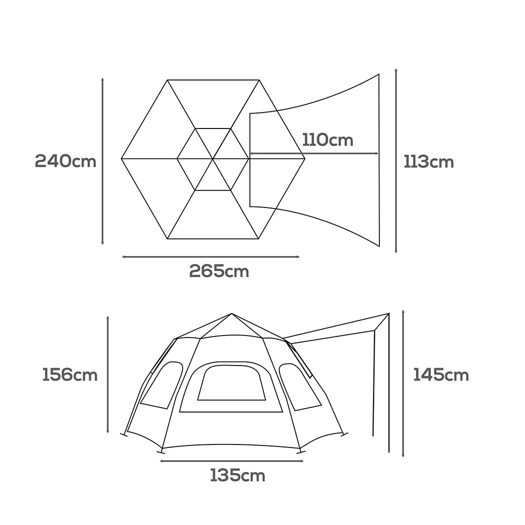 Instant Pop up Tent Auto Family Camping-1910112614655070210