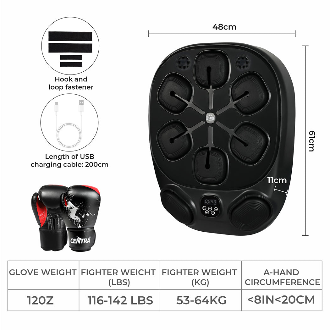 Centra Smart Music Boxing Machine With 12OZ Boxing Glove-1973193543627444226