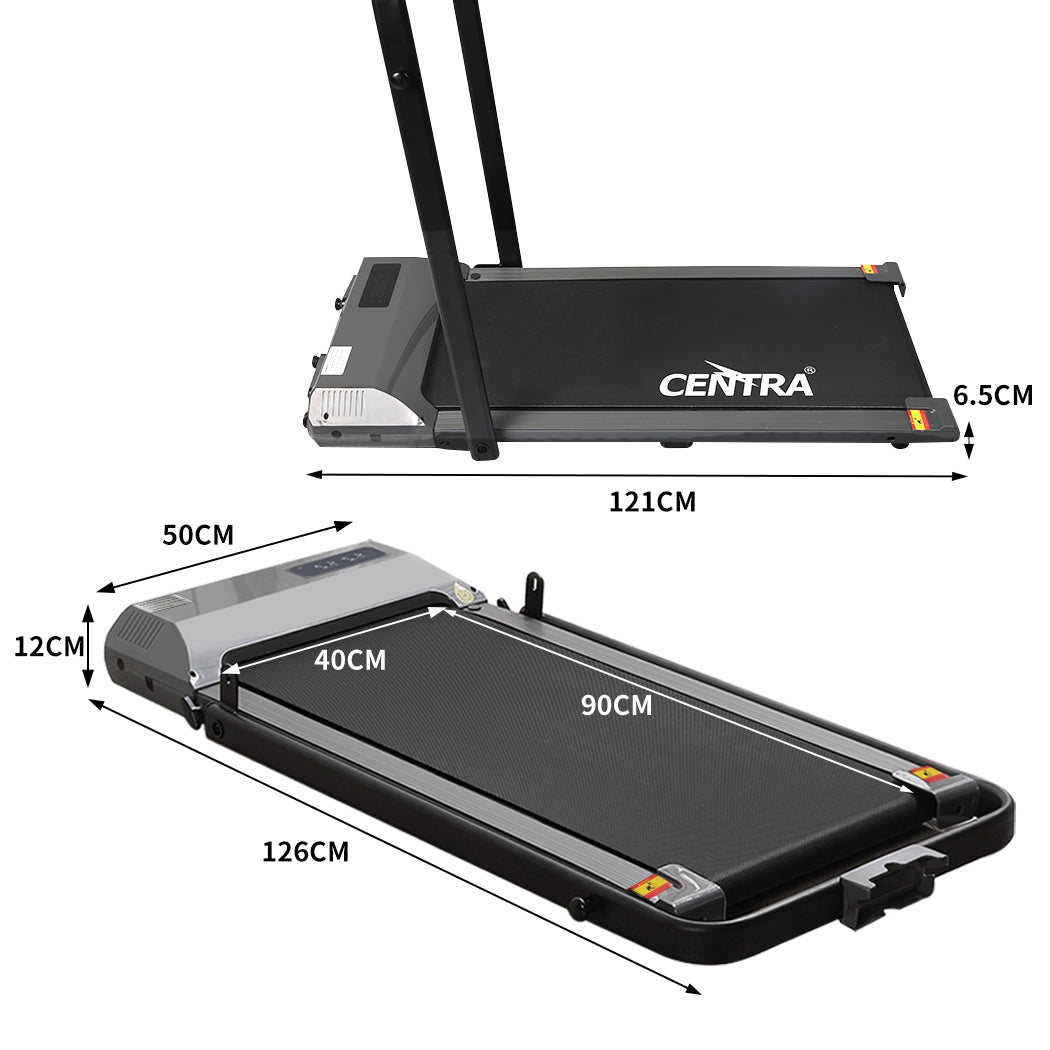 Centra Electric Treadmill Under Desk Grey-1910112557469929474