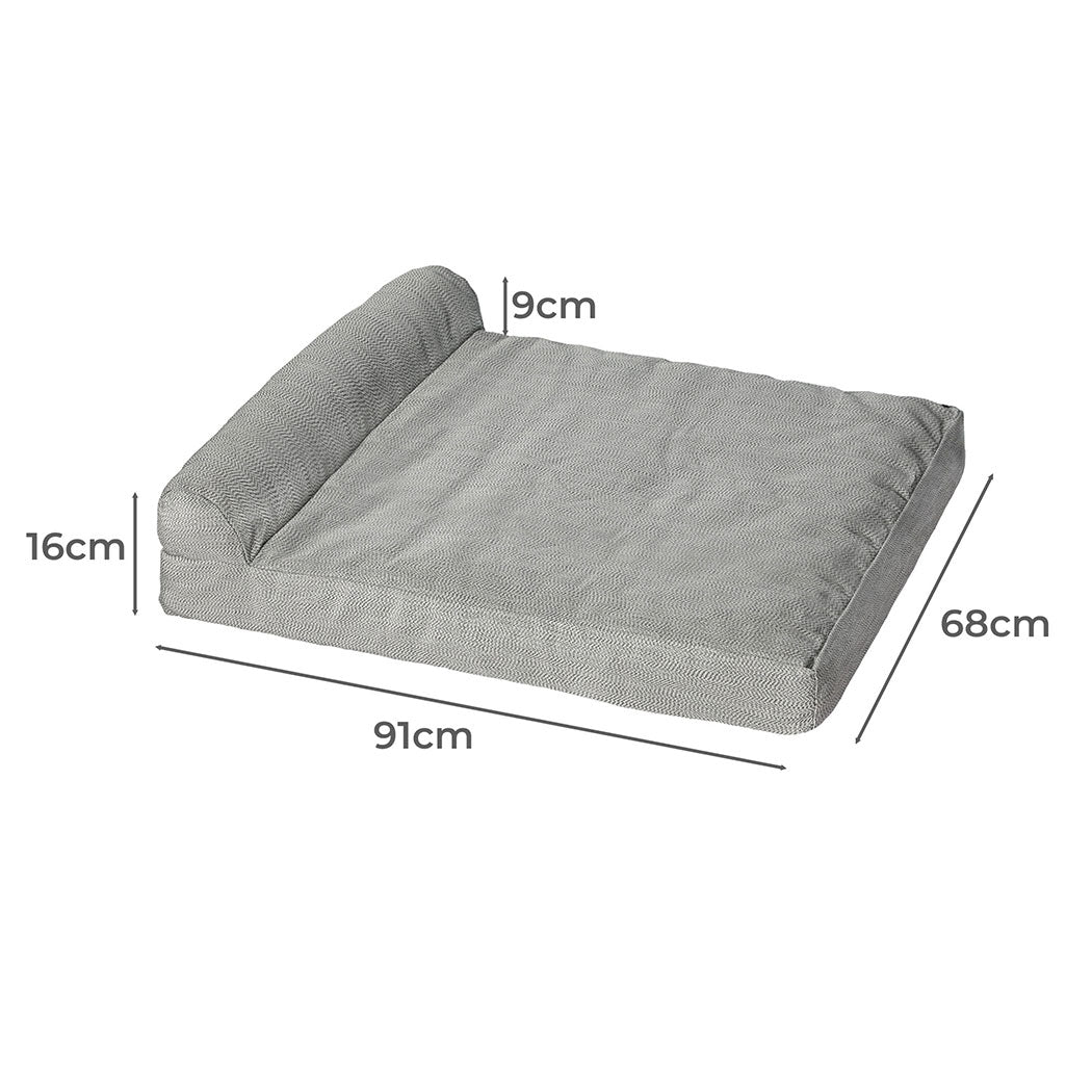 PaWz Pet Bed Chew Proof Memory Foam L Large-1954802569851310082