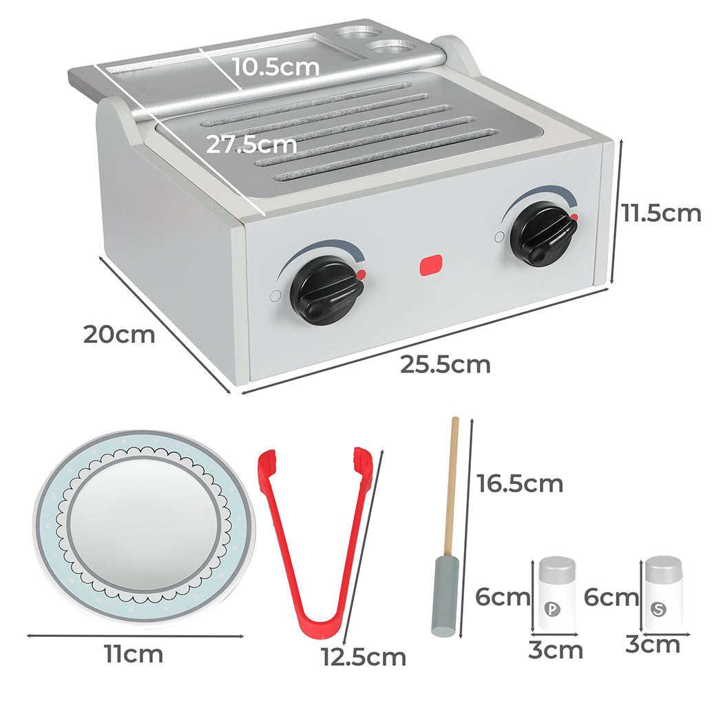 Kids Kitchen Play Set Wooden Toys Children-1954802779113525249