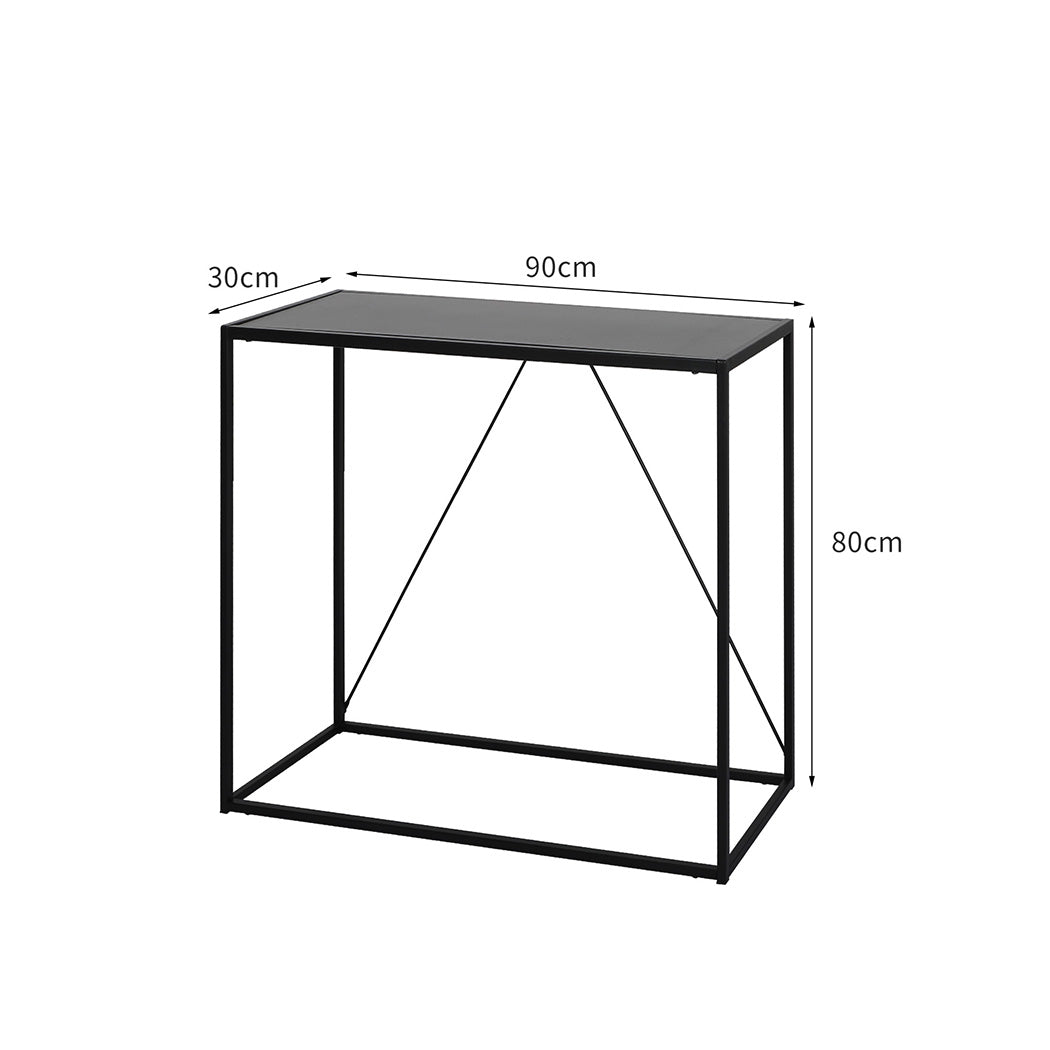 Levede 2-Tier Console Table Office Furniture-1954803011255668738