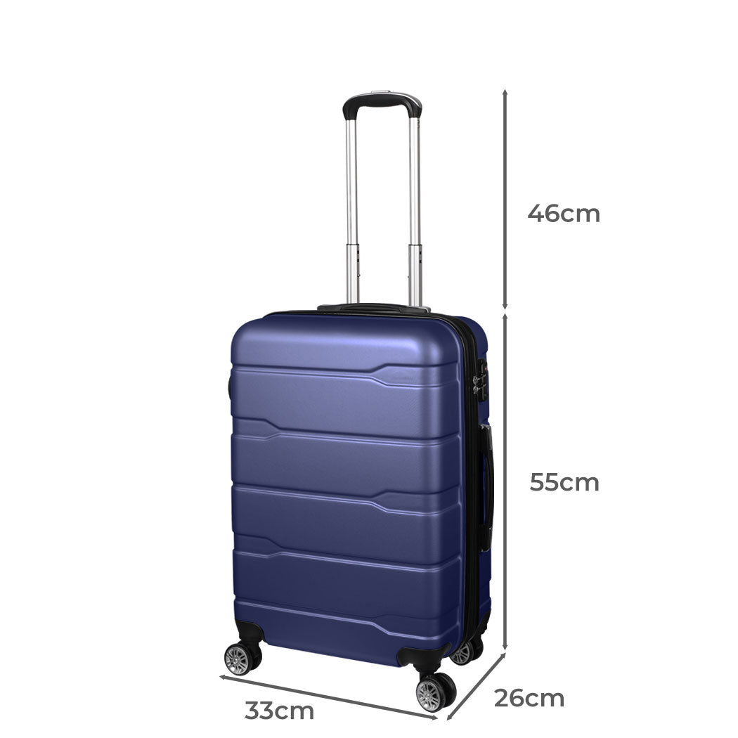Slimbridge 20" Expandable Luggage Carry Navy 20 inch-1910112840627392514