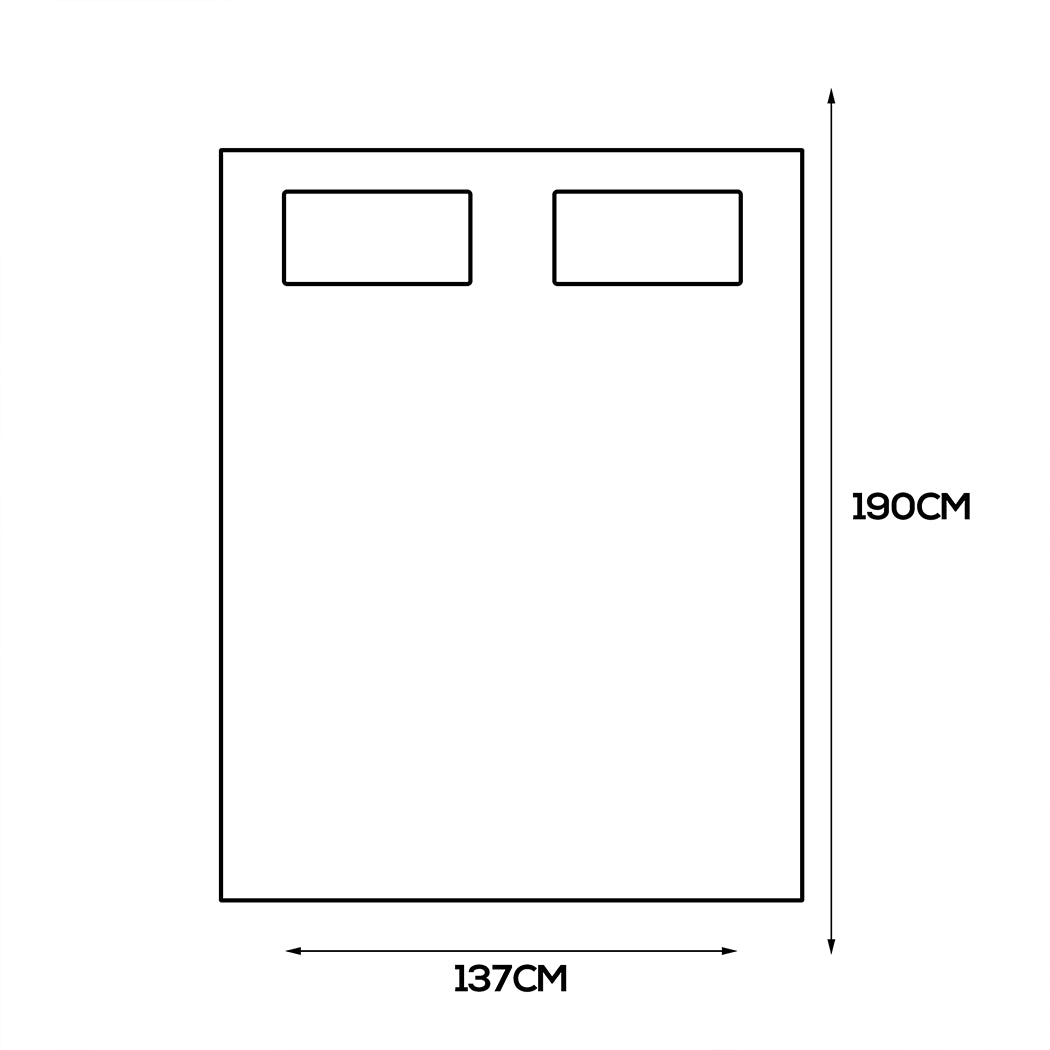 Dreamz Bamboo Pillowtop Mattress Topper Double-1910112894083796994