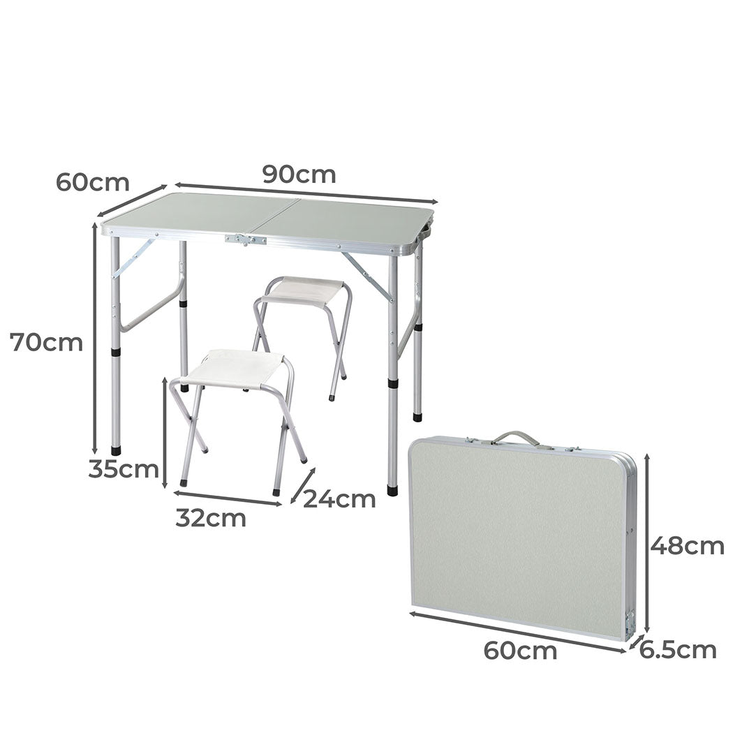 Levede Camping Table Chair Set Folding-1919892857590779906