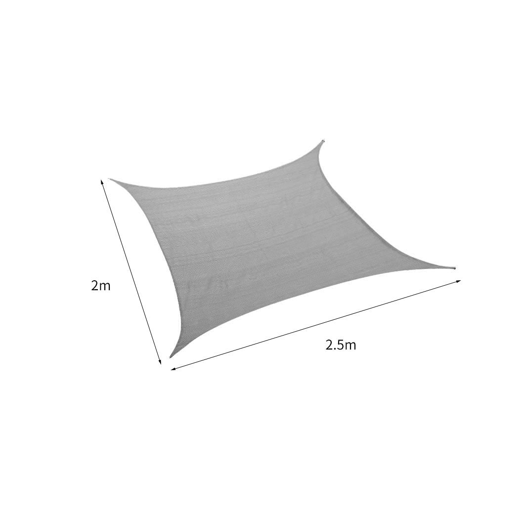 Mountview Sun Shade Sail Cloth Canopy Grey-1954802876345880578