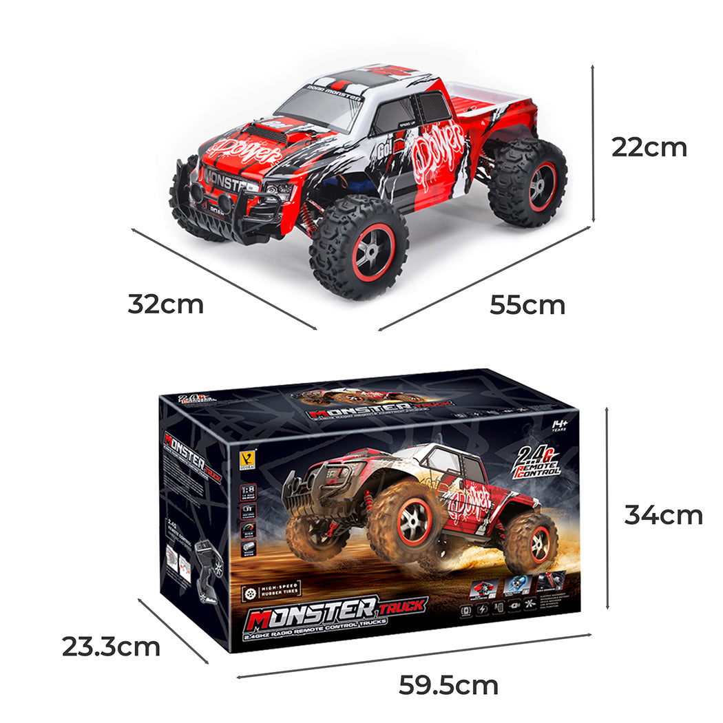Centra RC Car 1:8 4WD Off-Road Racing Red-1910113165111332865