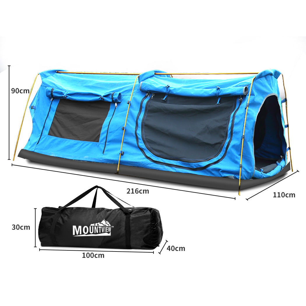 Mountview King Single Swag Camping Swags Blue-1954802648590979074