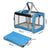 Pawz 3 in 1 Pet Soft Crate Dog Cat Carrier L Size Blue-1954802465467666433