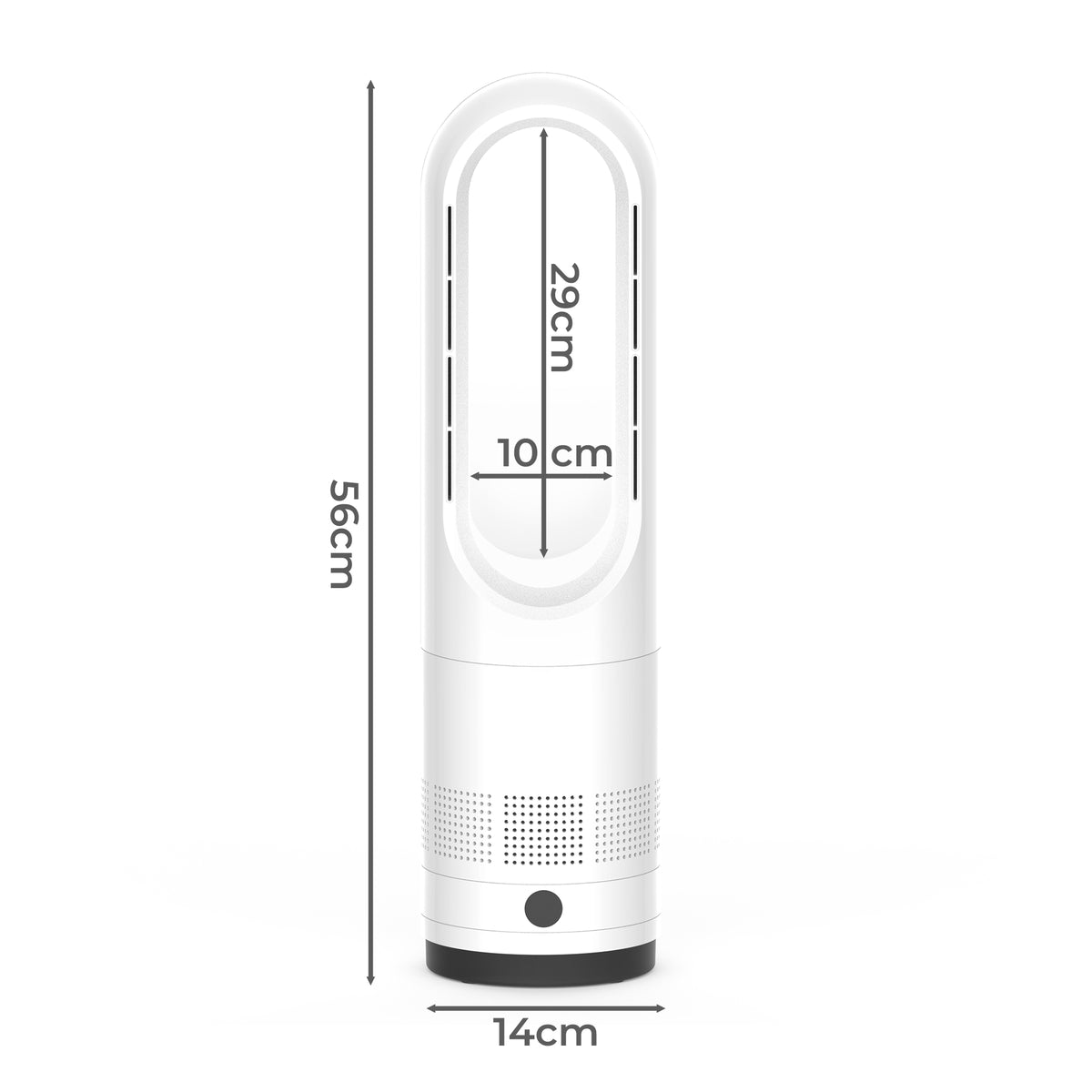 Spector Bladeless Tower Fan 2 In 1 Cooler & Heater Fan-1954802459947962370