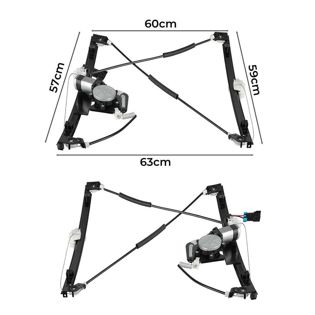 Manan Pair Electric Window Regulator Right+Left-1919892928977833986