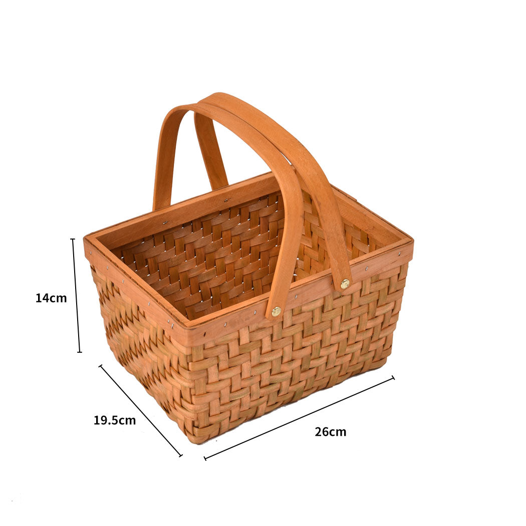 Picnic Basket Baskets Outdoor Deluxe-1954802337067438082