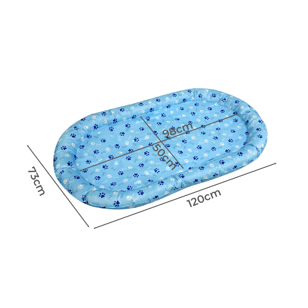 Pawz Pet Cooling Mat XL Blue-1954802432194252802