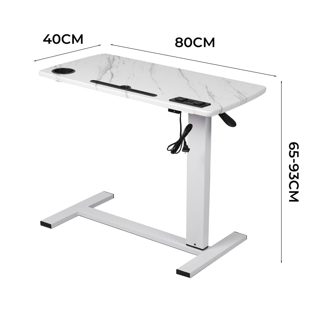 Levede Standing Desk Height Adjustable White-1954802680828399618