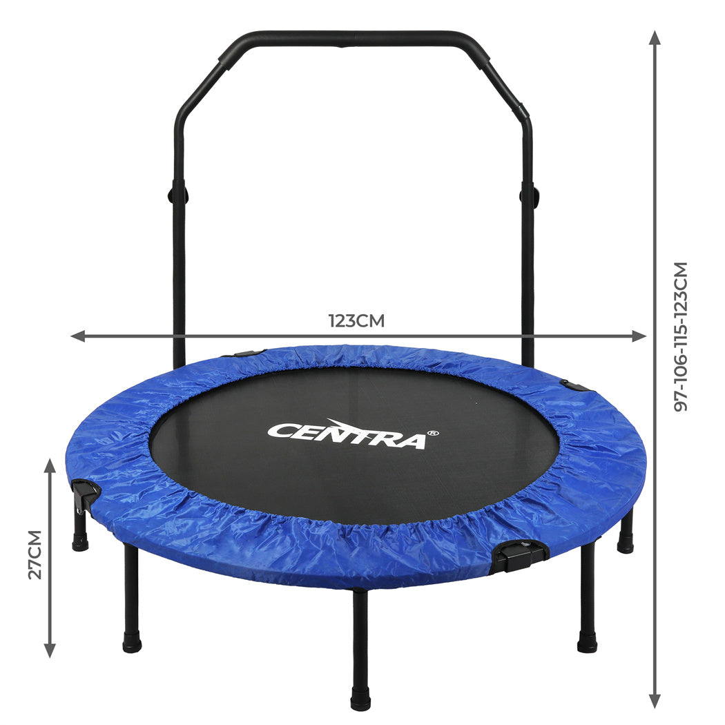 Centra 48" Foldable Mini Trampoline Rebounder Fitness-1954802468609200129