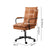 LEVEDE Ergonomic Office Chair Computer PU Brown-1910149778990305281