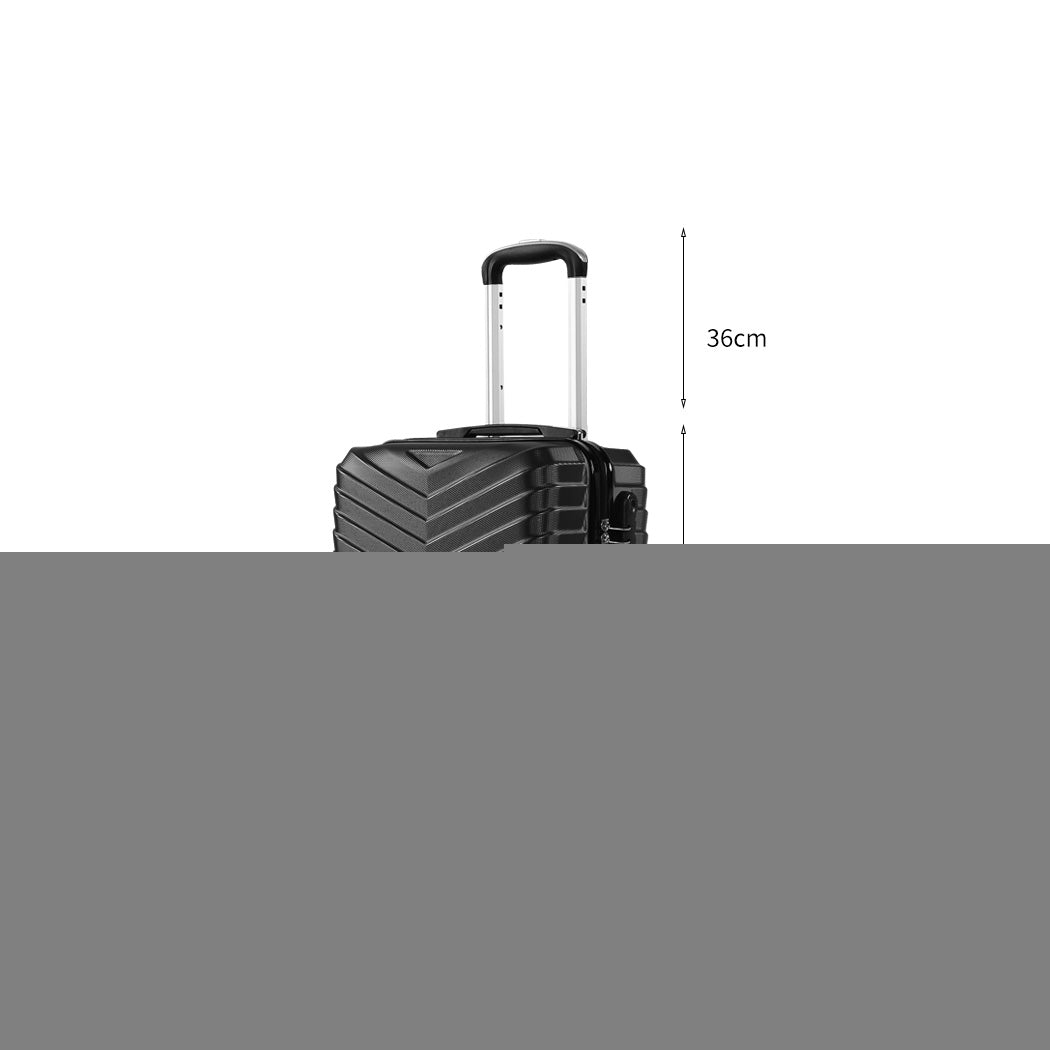 Slimbridge 24" Luggage Suitcase Travel Black 24 inch-1954802804786860034