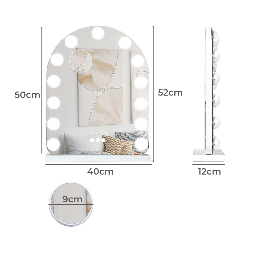 Yezi Makeup Mirror White-1954802404939665409