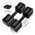 Centra A Pair 2.8KG-10KG Dumbbells Black-1954802366654058497