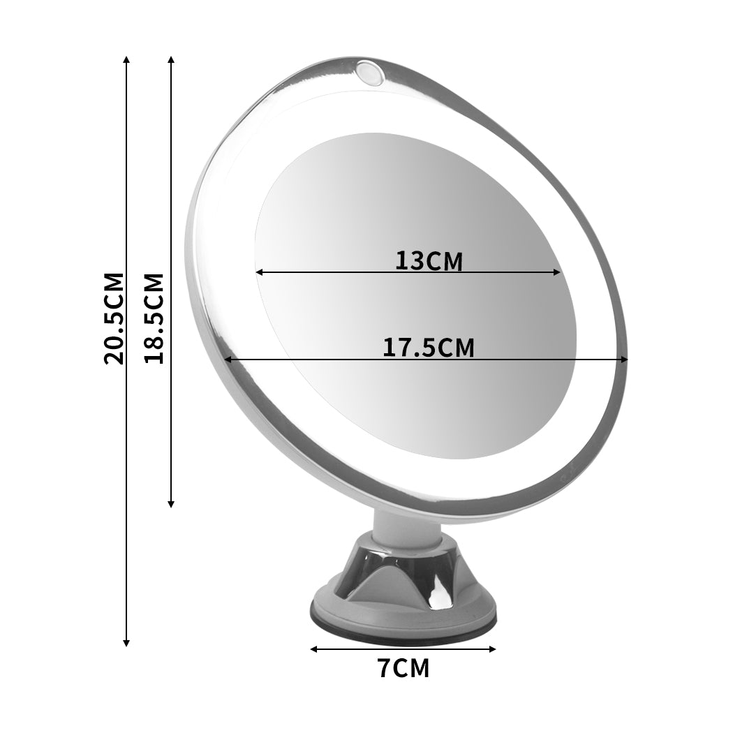 10x Magnifying Makeup LED Mirror 360 Dgree-1954802498036436993
