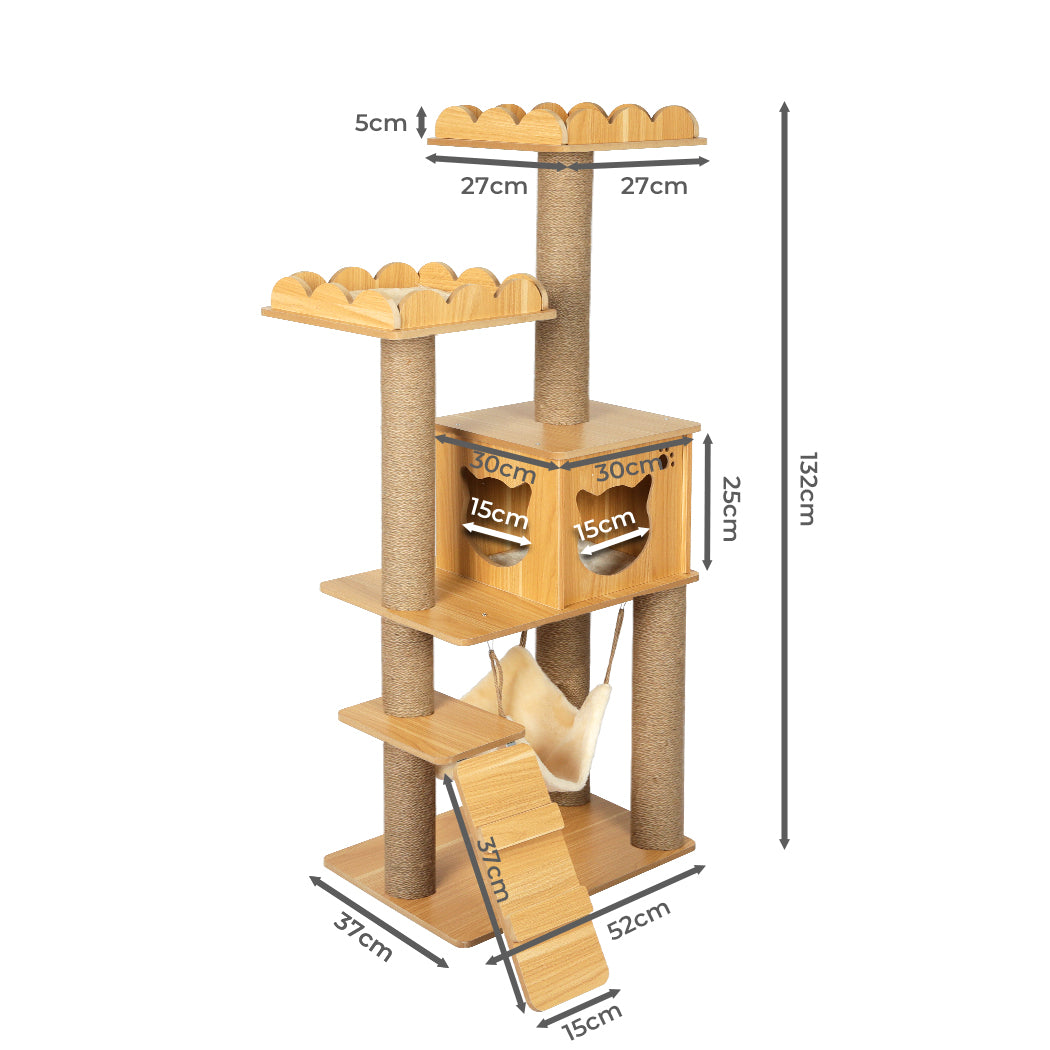 PaWz Cat Tree Scratching Post Scratcher-1910112470270349314