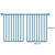 Marlow 2XBlockout Curtains Chenille 180x250 Blue CD1016-180x250-DG-1910113279980736513