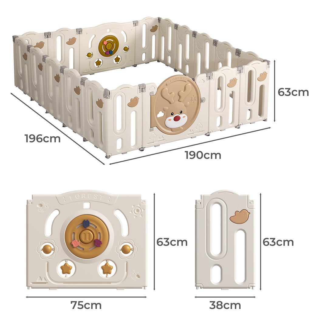 BoPeep Kids Playpen Baby Safety Gate-1954802782372499457