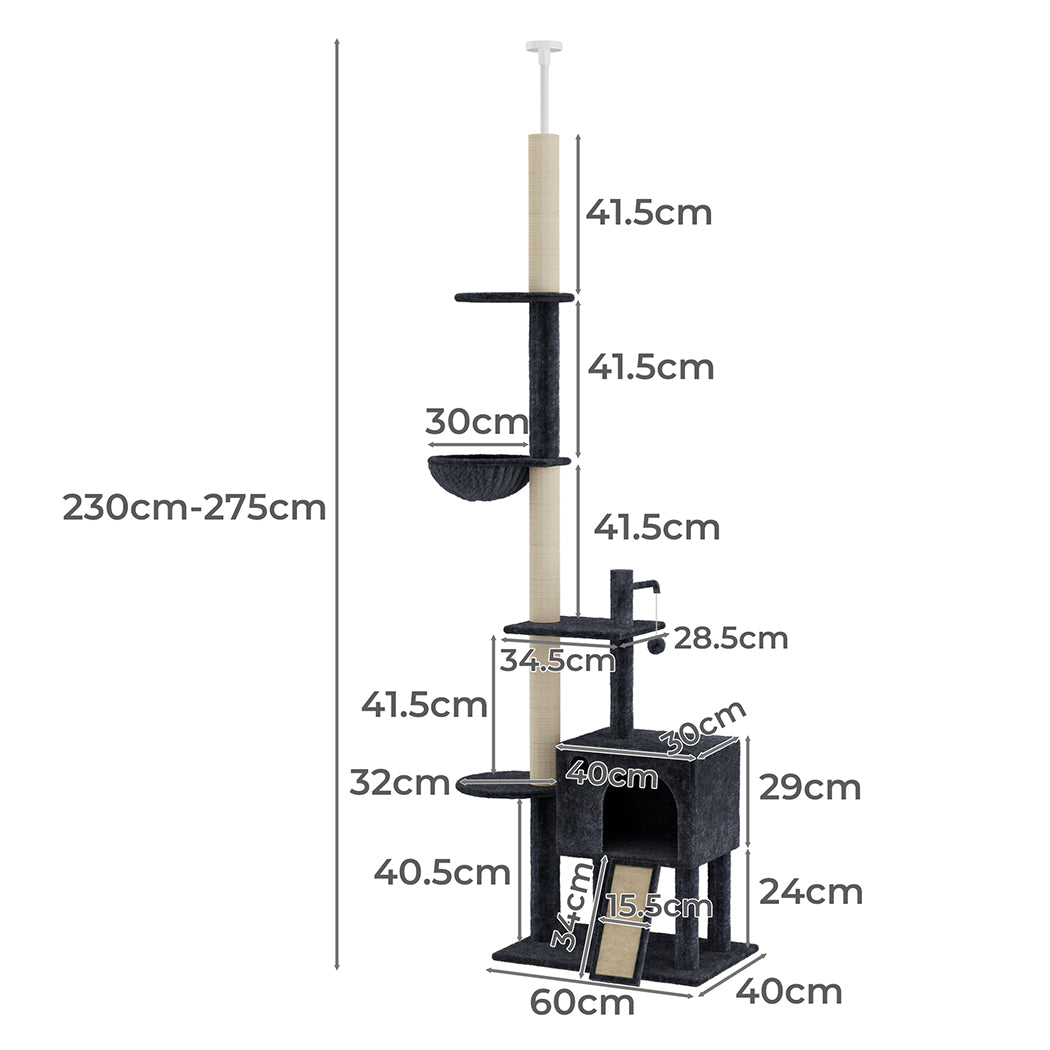 Pawz Cat Tree Scratching Post Scratcher Hammock Condo-1954802481234055170