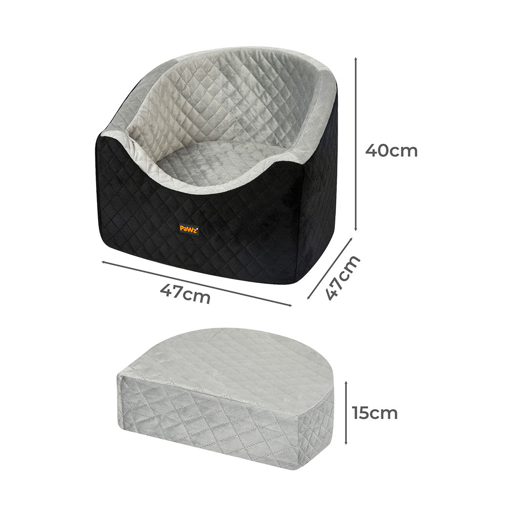 Pawz Dog Car Booster Seat Belt Pet Safe Protector Travel Bed-1910112288107532290