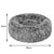 PaWz Pet Bed Cat Dog Donut Nest Calming L Charcoal Large-1954802517388955649