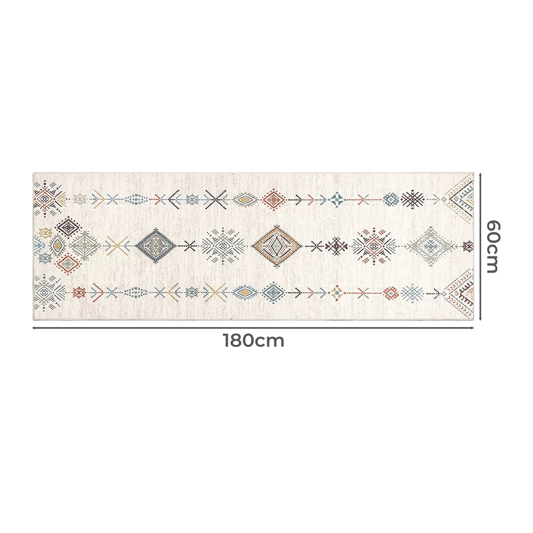 Marlow Hallway Runner Floor Rug 180X60cm-1954802715393658882