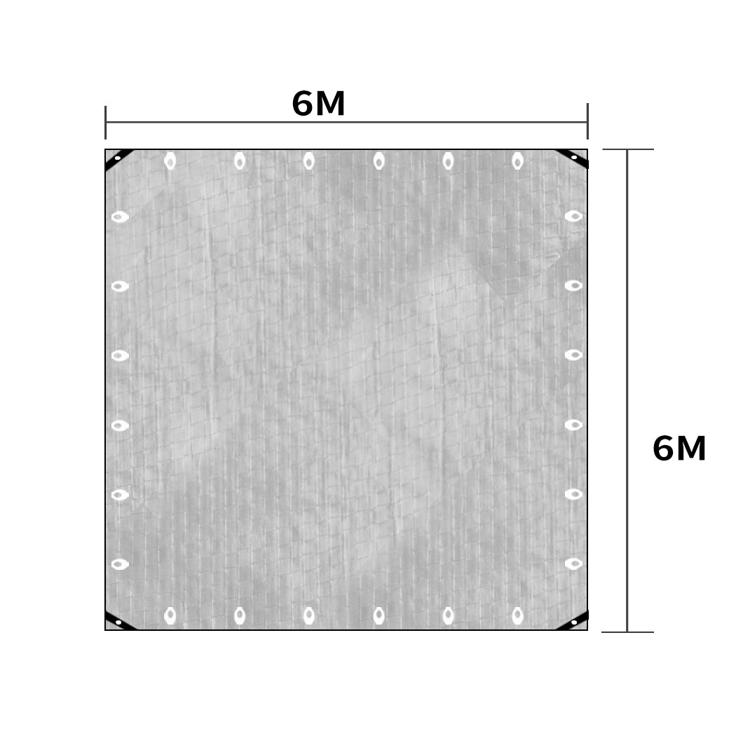 6x6M Heavy Duty Polyethylene Tarp Tarpaulin-1919892820097896450