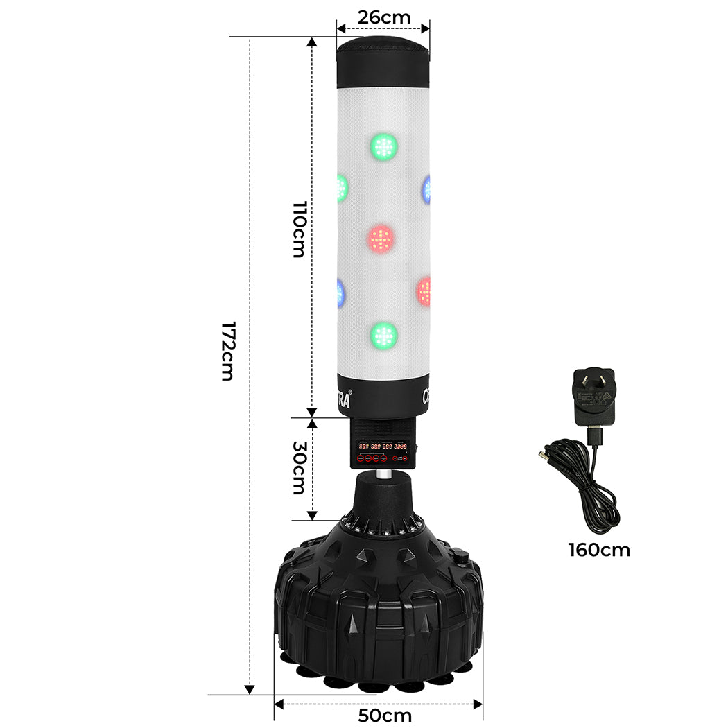 Centra Punching Boxing Bag Stand Electronic Counter Music LED Kick Gym Traning-1910112183761637378