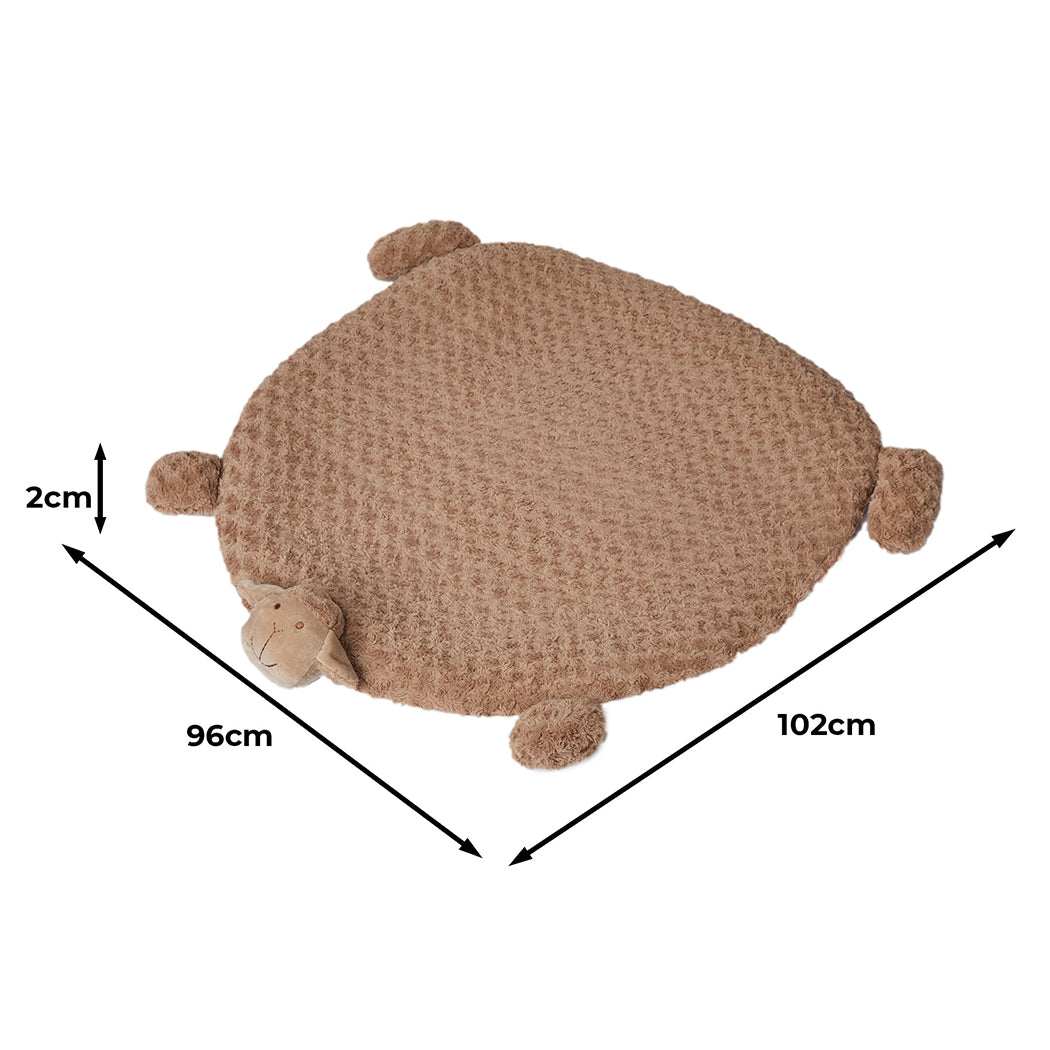 PaWz Pet Bed Cat Calming Beds Dog Squeaky L Tan Large-1954802525098086401
