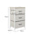 Levede Storage Cabinet Tower Chest of Drawers Dresser Tallboy 9 Drawer Beige