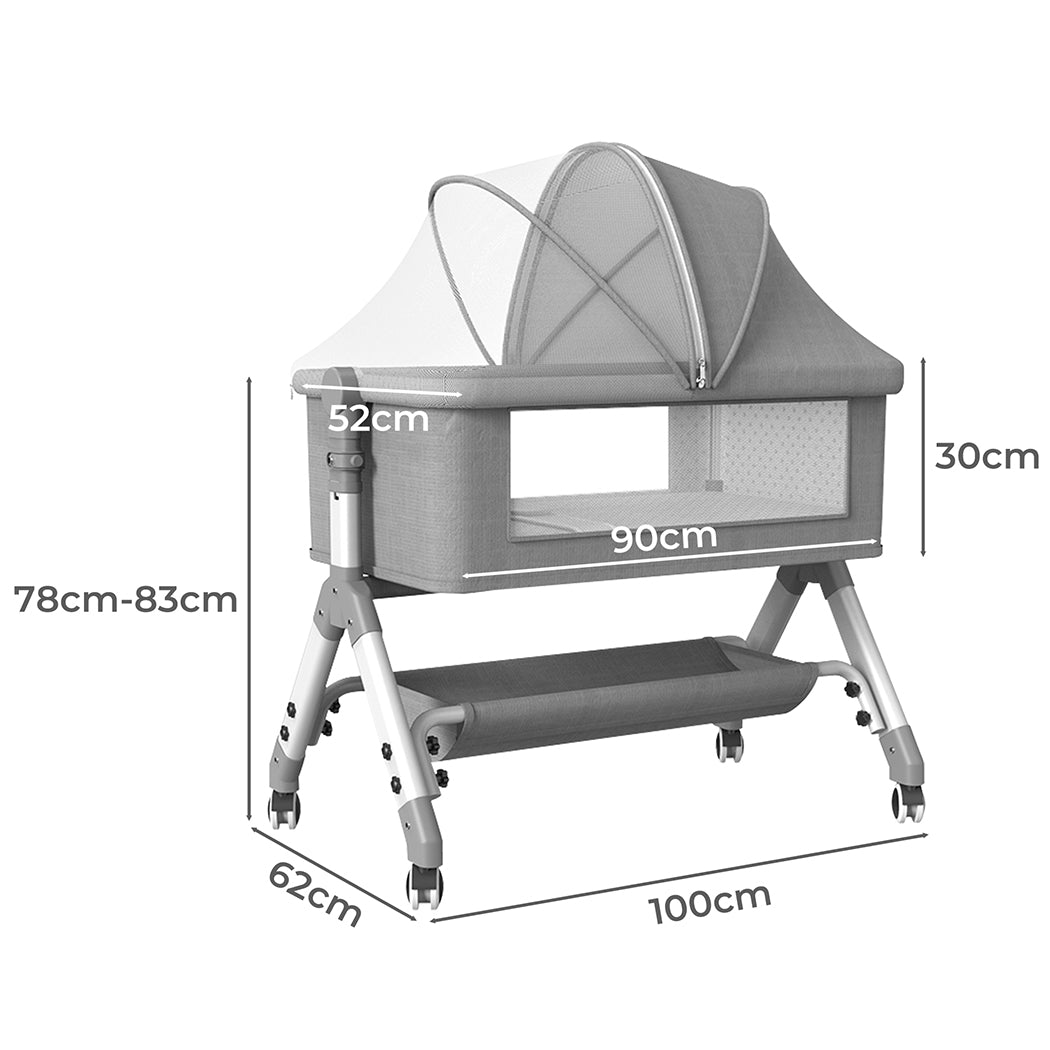 Bopeep Baby Cot Bed Crib Portable Bassinet-1910113162720579585
