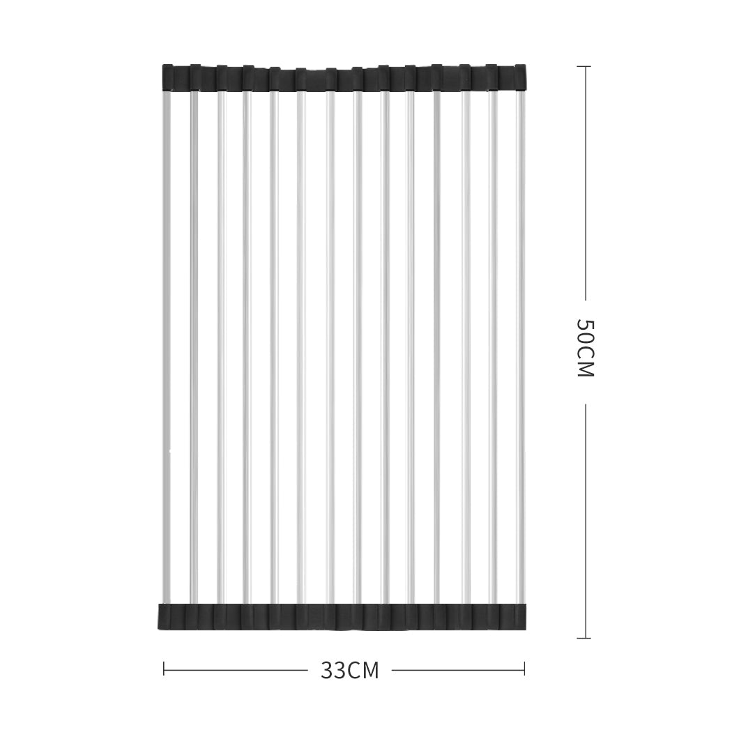 TOQUE Stainless Steel Dish Drainer Rack-1910112822239563778
