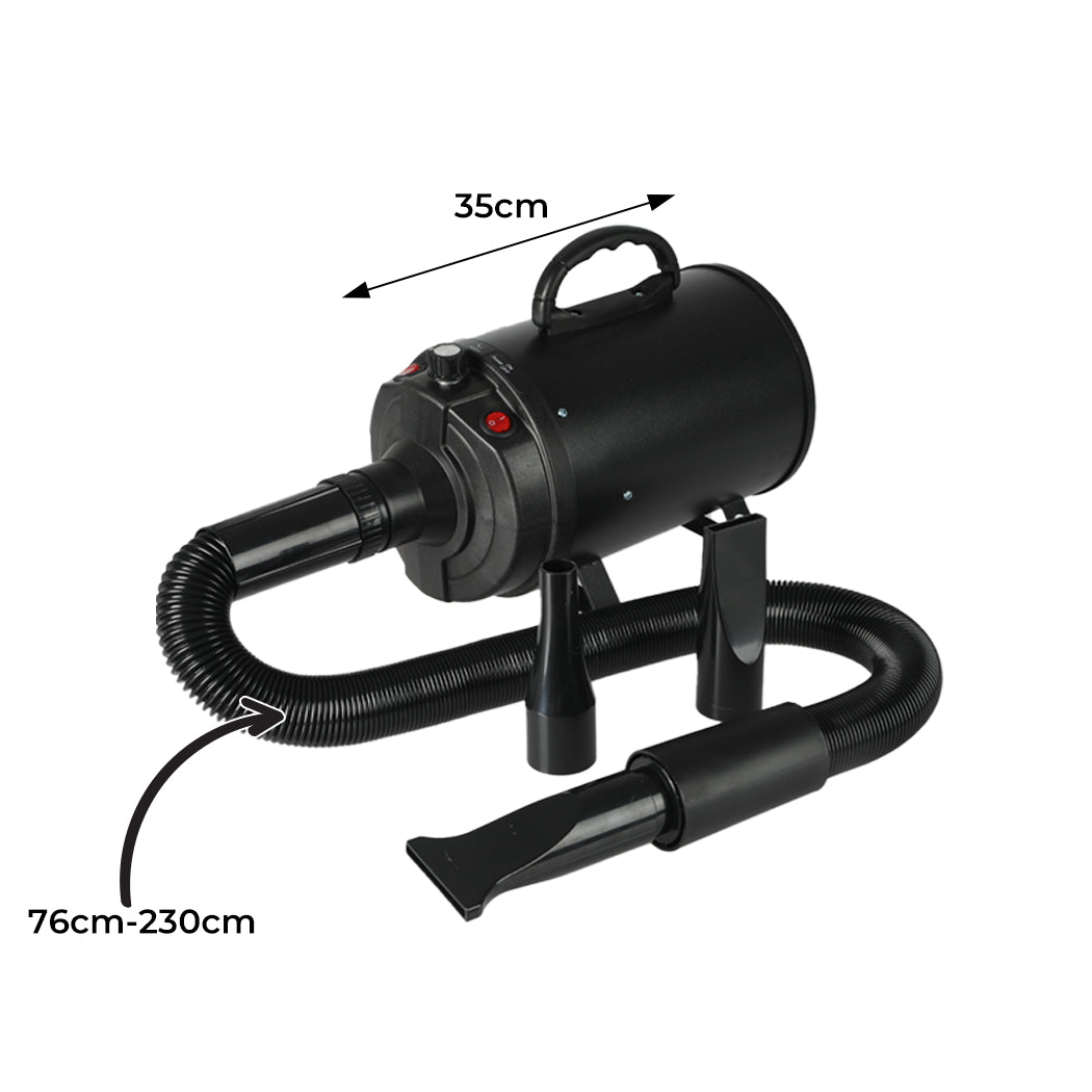 Dog Cat Pet Hair Dryer Grooming Blow Black-1910112973825904641