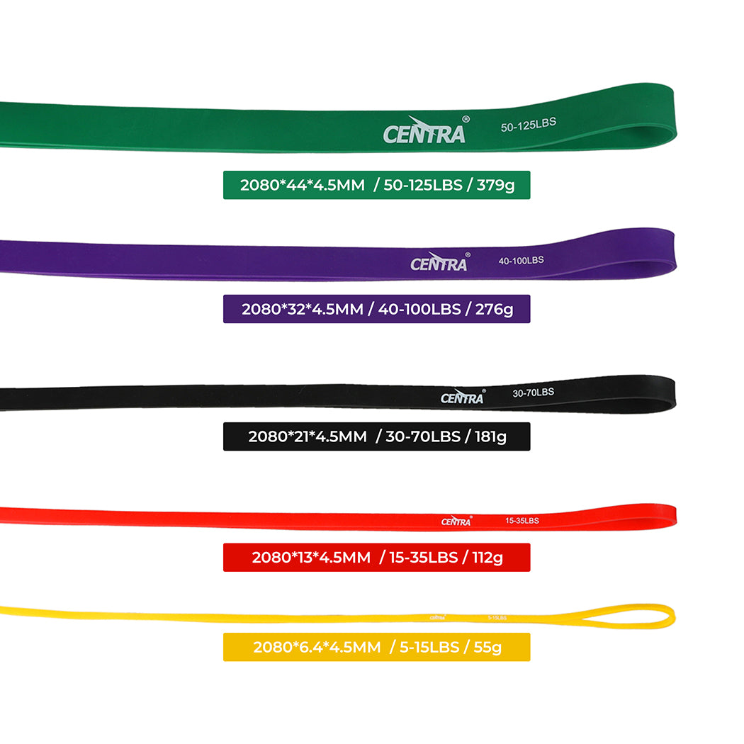 Centra Set of 5 Heavy Duty Resistance Bands-1954802365831974914