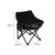 Levede Folding Camping Moon Chair Lightweight Black-1910112920105259010