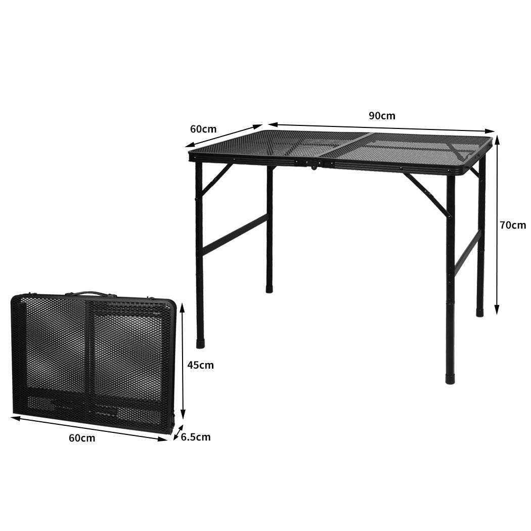 Levede Grill Table BBQ Camping Tables Large-1910112807316230146