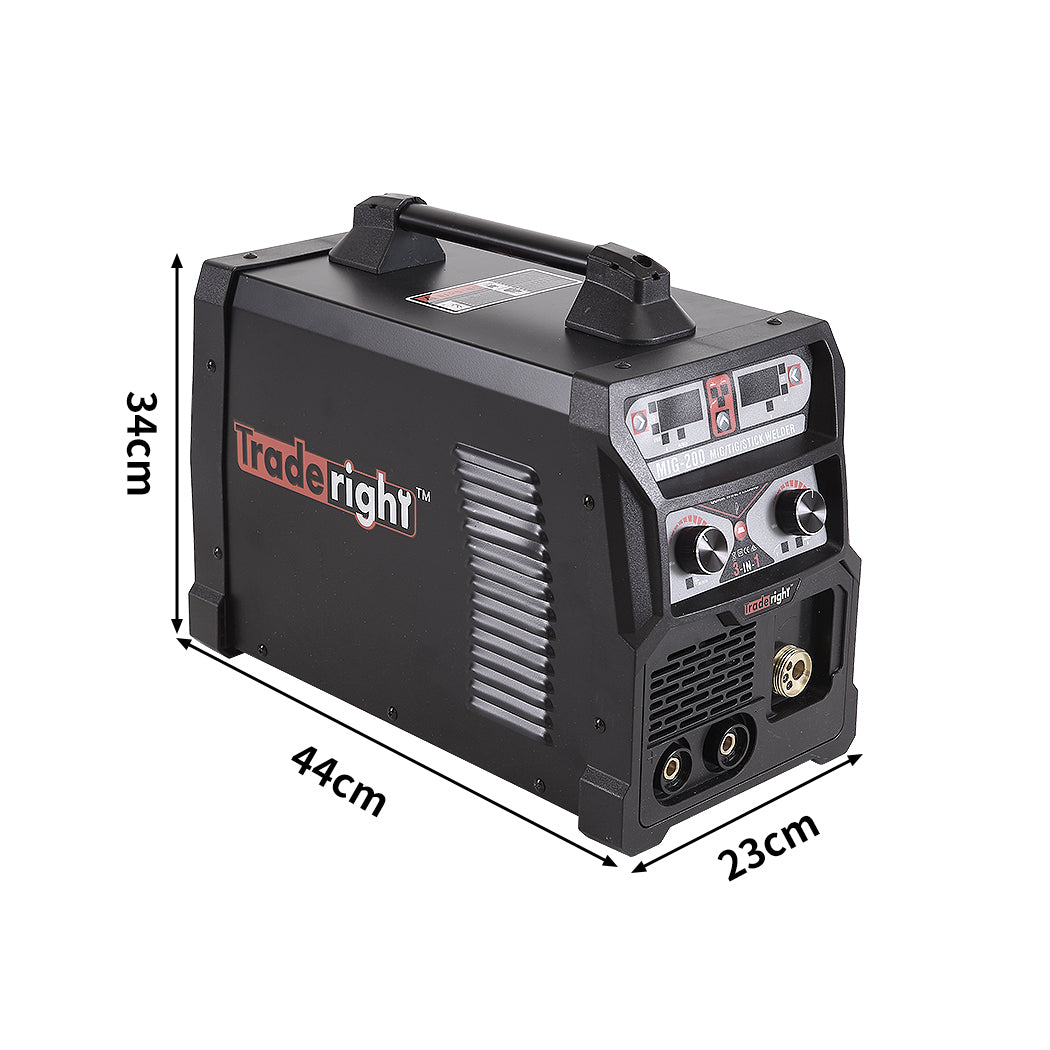 Traderight MIG Welder 200A MIG TIG MMA-1919892821272301570