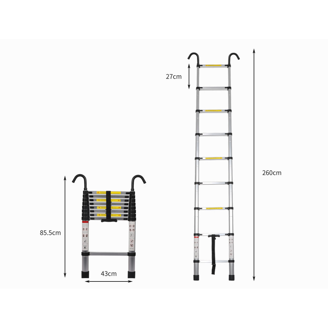 Telescopic Ladder Multipurpose Outdoor-1919892894932668418