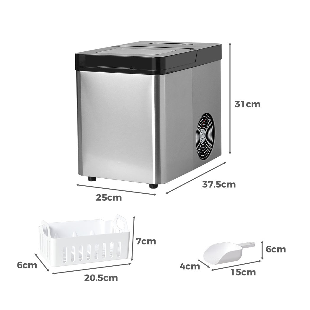 Spector Ice Maker Commercial 2.1L Portable Silver-1954802752748130306